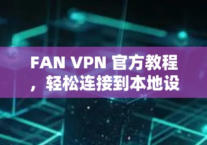 FAN VPN 官方教程，轻松连接到本地设备！
