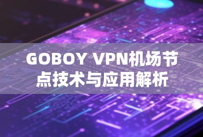GOBOY VPN机场节点技术与应用解析