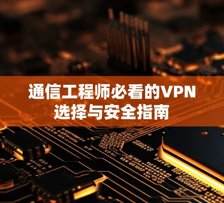 通信工程师必看的VPN选择与安全指南
