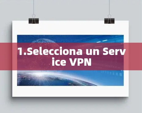 1.Selecciona un Service VPN