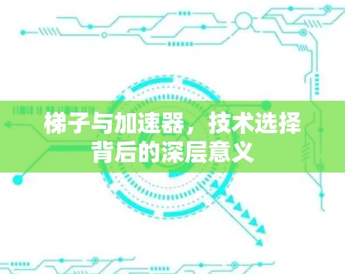 梯子与加速器,技术选择背后的深层意义 梯子与加速器,技术选择背后的深层意义
