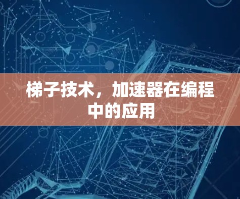 梯子技术,加速器在编程中的应用 梯子技术,加速器在编程中的应用