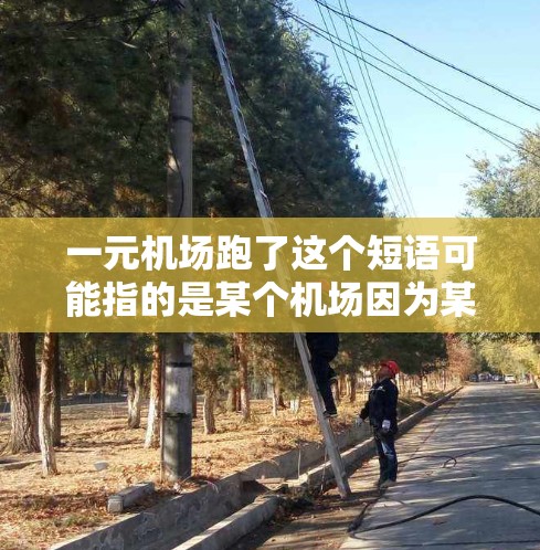 一元机场跑了这个短语可能指的是某个机场因为某些原因被拖出或者停机,或者指的是机场服务窗口减少,导致等待时间增加。以下是一些可能的解释和建议 一元机场跑了这个短语可能指的是某个机场因为某些原因被拖出或者停机,或者指的是机场服务窗口减少,导致等待时间增加。以下是一些可能的解释和建议