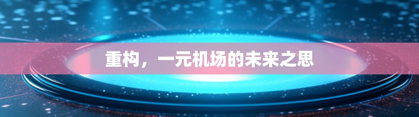 重构,一元机场的未来之思 重构,一元机场的未来之思