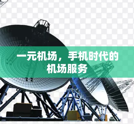 一元机场,手机时代的机场服务 一元机场,手机时代的机场服务