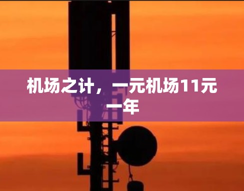 机场之计,一元机场11元一年 机场之计,一元机场11元一年