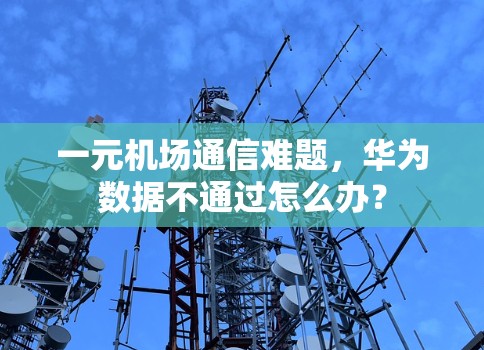 一元机场通信难题,华为数据不通过怎么办? 一元机场通信难题,华为数据不通过怎么办?