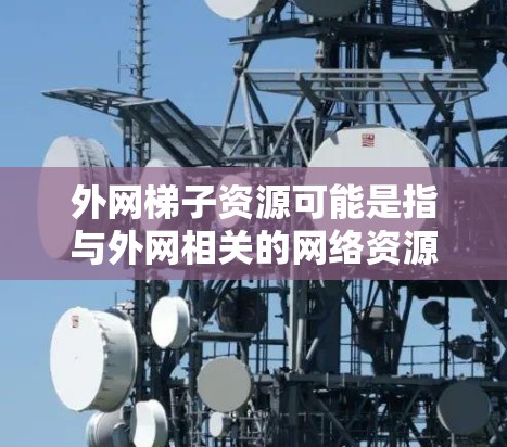 外网梯子资源可能是指与外网相关的网络资源或设备,具体含义可能有所不同。以下是一些可能的解释 外网梯子资源可能是指与外网相关的网络资源或设备,具体含义可能有所不同。以下是一些可能的解释