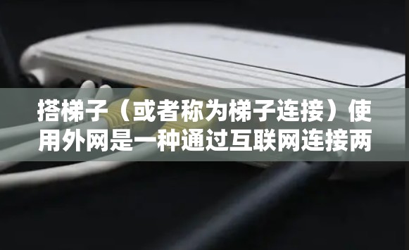 搭梯子（或者称为梯子连接）使用外网是一种通过互联网连接两个或多个设备的技术。以下是一个详细的步骤指南，帮助您完成这个过程