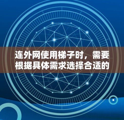 连外网使用梯子时,需要根据具体需求选择合适的设备或接口。以下是一些关键点 连外网使用梯子时,需要根据具体需求选择合适的设备或接口。以下是一些关键点