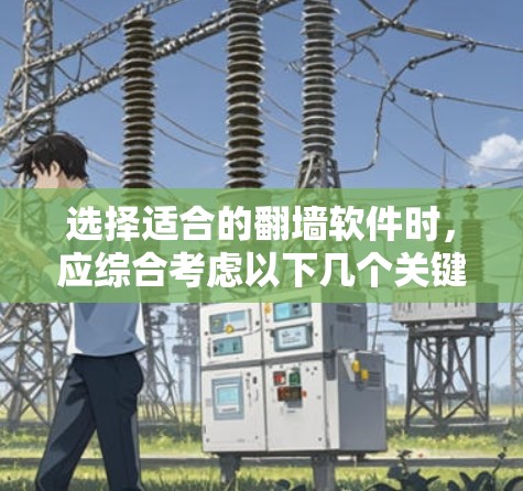 选择适合的翻墙软件时,应综合考虑以下几个关键因素 选择适合的翻墙软件时,应综合考虑以下几个关键因素