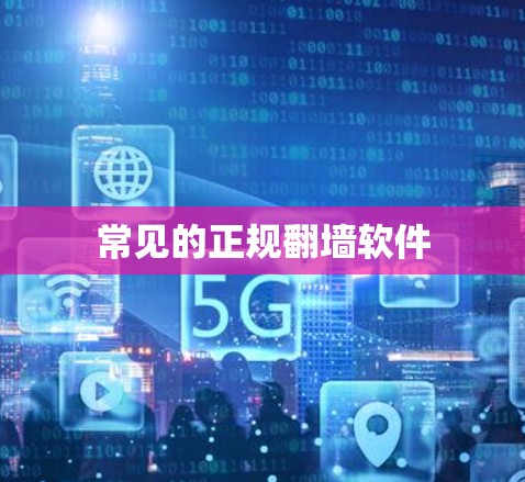 常见的正规翻墙软件 常见的正规翻墙软件