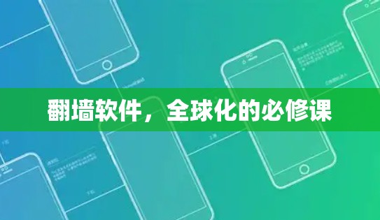 翻墙软件，全球化的必修课