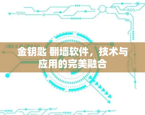 金钥匙 翻墙软件，技术与应用的完美融合
